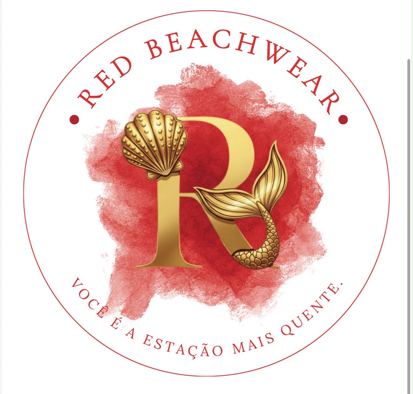 Red Beach Wear